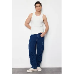 Trendyol Muška majica TMNSS24AL00006, Bela