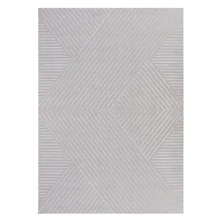 Novel Tkana Preproga Sahara, Srebrna, 140x200cm