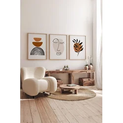 Wallity Slika 3Dartsoho66, 3 dela, 33 x 48 cm