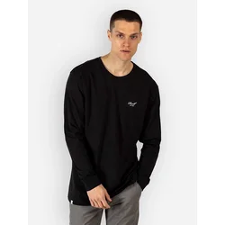 REELL Staple Logo moška majica z dolgimi rokavi deep black