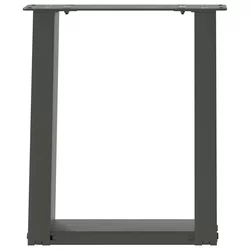 Noge za klub stolić U-oblik 2 kom antracit 28 x (42-43) cm čelik