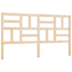 Vidaxl Posteljno vzglavje 186x4x104 cm trdna borovina