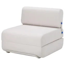IKEA PS 2026 Fotelja na razvlačenje, Skiftebo svetla sivobež