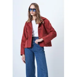 Trend Alacati Stili Ženska jakna Alc-X14603, Crvena
