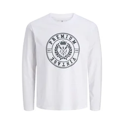 Jack & Jones Junior Majica JPRBLUZANDER črna/bela