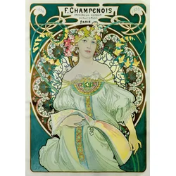 BlueBird - Puzzle Alfonz Mucha: Sanjarjenje, 1897 - 1 000 kosov
