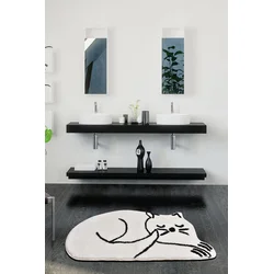 Lessentiel Maison Prostirka za kupatilo 70x120cm Bela