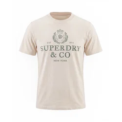 Superdry & Co Majica 1954 Company ecru/trst