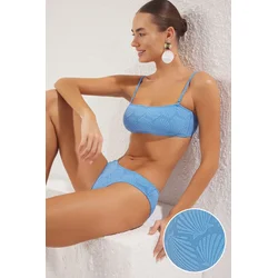 Trendyol Milla Ženski kupaći kostim Tbess25Bt00067, Plavi