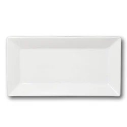 Saturnia Servirni krožnik Kimi 34x18cm/pravokoten/porcelan, (5000241665)