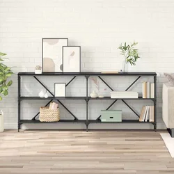Konzolna stolica Crni hrast 180 x 30 x 75 cm Konstruirano drvo