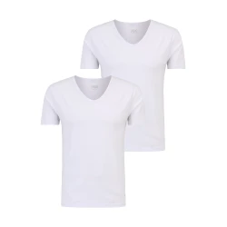 FILA Spodnja majica  siva / bela