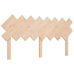 Vidaxl Posteljno vzglavje 159,5x3x80,5 cm trdna borovina