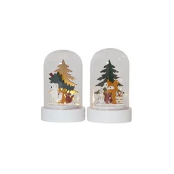 Eglo 411295 - KOMPLET 2x LED božićnih dekoracija FOREST FRIENDS LED/0,03W/1xCR2032