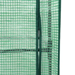 Povišena gredica s pokrovom za staklenik 120 x 40 x 140 cm