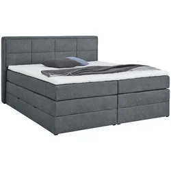 Esposa BOXSPRING POSTELJA 140 cm x 200 cm , tekstil modrosiva