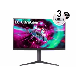 Gejming monitor LG UltraGear 27GR93U-B 27/IPS/3840x2160/144Hz/1ms GtG/HDMIx2,DP,USB/Gsync/visina/VESA/crna