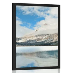 Plakat čudovito gorsko jezero - 20x30 black