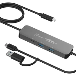 Hub j5create JCH462 Wormhole Switch™ za skupno rabo zaslona (PC)