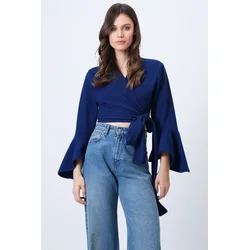 Trend Alacati Stili Ženska bluza Alc-X14718, Teget