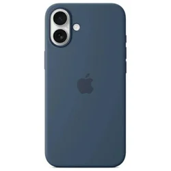 iPhone 16 Silicone Case sa MagSafe-om - Denim