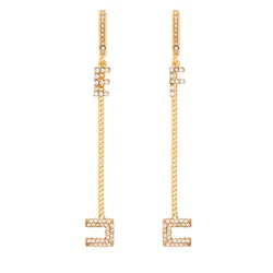 Uhani Elisabetta Franchi OR-27A-67E2-V280 Zlata