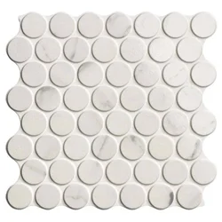 Circle Glossy Calacatta 30,9x30,9