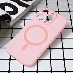 Torbica Magsafe Pure color za iPhone 16 Pro 6.3 roze