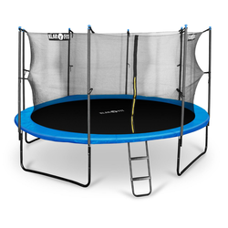 Klarfit Rocketboy 430, 430 cm trampolin, unutarnja sigurnosna mreže, široke ljestve, plava