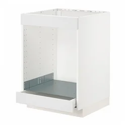 METOD/MAXIMERA Podstav omr za kuhal pl+pčc+predal, bela/Stensund bela, 60x60 cm