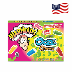 Warheads Ooze Chewz - kisle žvečljive lizike v raznih okusih, 99g