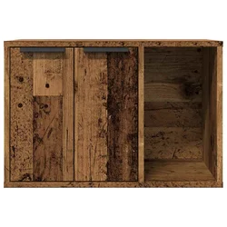 Kutija za mačji pijesak boja drva 60x40x40 cm konstruirano drvo