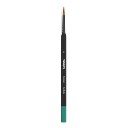 Round Synthetic Brush, Triangular Handle No. 2