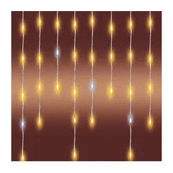 LED božićni lanac za spoljašnju upotrebu 1200xLED/230V 25x0,56 m IP44 topla bela/hladna bela
