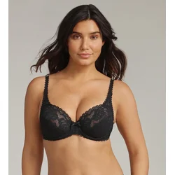 PLAYTEX FLOWER ELEGANCE UNDERWIRE BRA - Womens lace bra with underwire - black