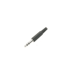 Cabletech Banana 6.3mm stereo moška plastična