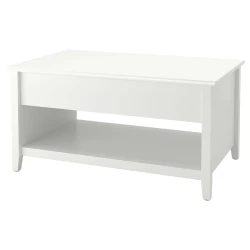 VITTERYD Podesivi stočić za kafu, bela, 97 cm