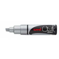 Kredni marker, 8 mm, UNI PWE-8K, srebrn