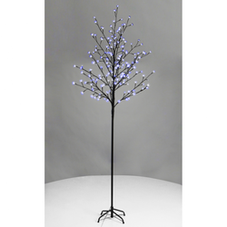VIDAXL LED drevo cvetoča češnja modra svetloba 180 cm