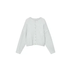 Pull&Bear Pletena jopa svetlo siva