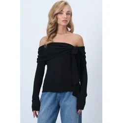 Trend Alacati Stili Ženska bluza Alc-X14558, Crna