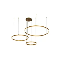 Zambelis 1956 - LED luster na sajli LED/136W/230V zlatna