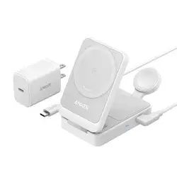 Anker maggo wifi charging station(15w, 3in1) white