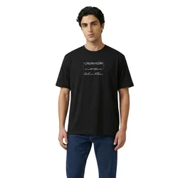 Calvin Klein Jeans Majica črna/bela