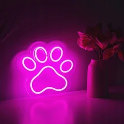 Znak neon paw 25x25 cm