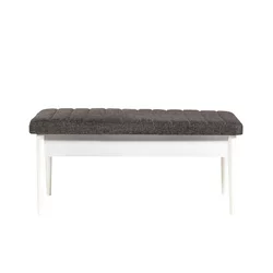 Conceptum Hypnose Trpezarijska klupa Vina Bench 110x48x40cm Belo-Antracit