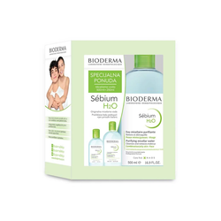 BIODERMA Sébium H2O Micelarna voda 500 ml + 250 ml