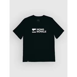 Mons Royale Merino Icon Relaxed Base Layer Top black