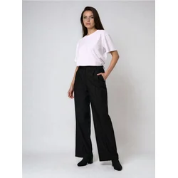Sinsay - Wide leg pantalone - crno