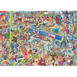 Heye Puzzle Animal gym 1000 kosov